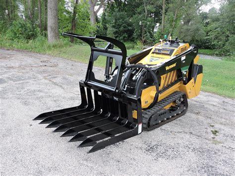 spartan mini skid steer attachments|mini skid steer grapple attachment.